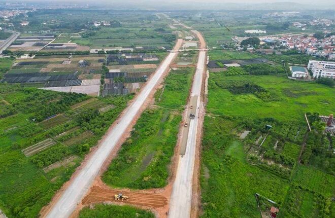 Hà Nội phấn đấu hoàn thành giải phóng mặt bằng dự án đường Vành đai 4-Thủ đô trước Tết Dương lịch 2025